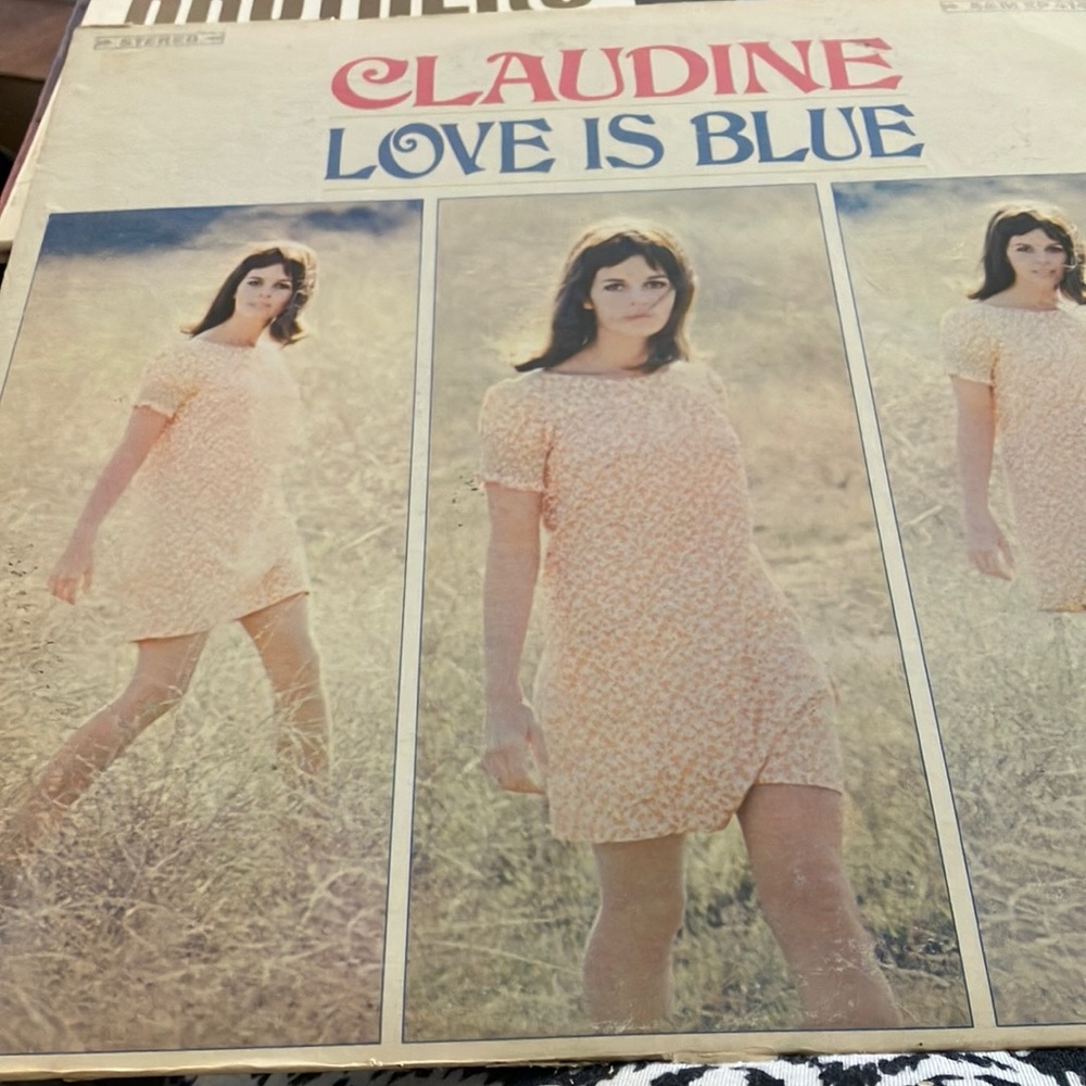 Claudine Love Is Blue Vinyl Record
